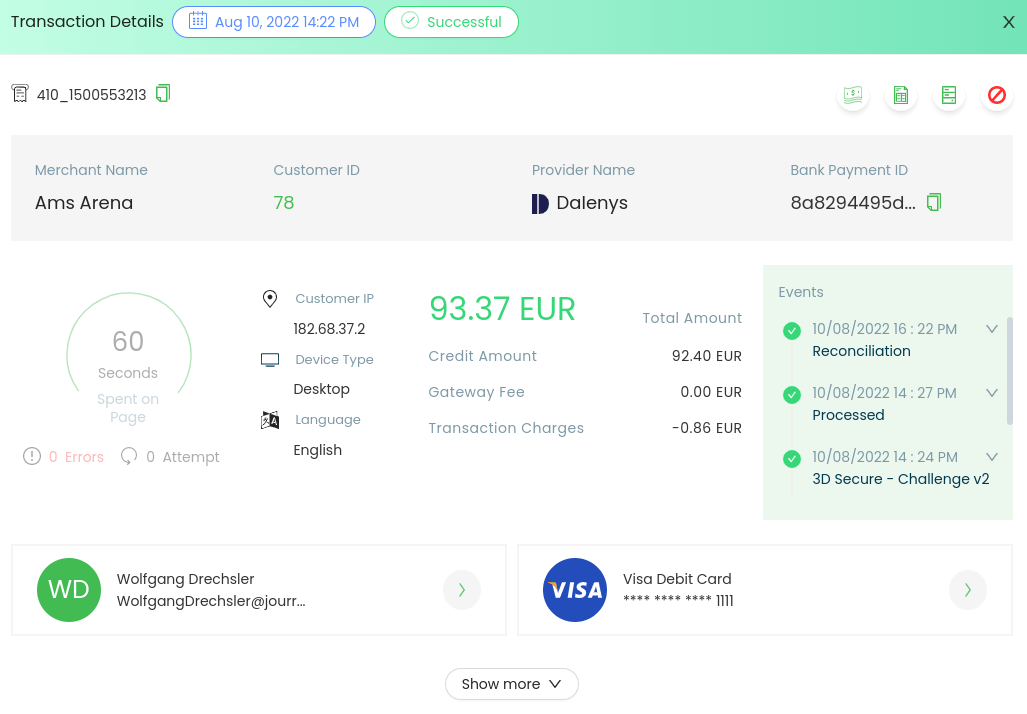 Transaction Details